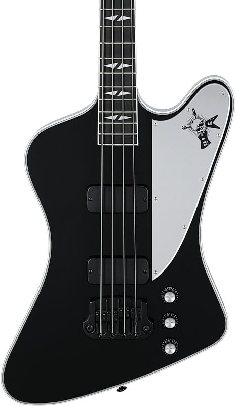 Gibson Gene Simmons G2 Thunderbird Bass Guitar (with Case), Ebony, Body Straight Front