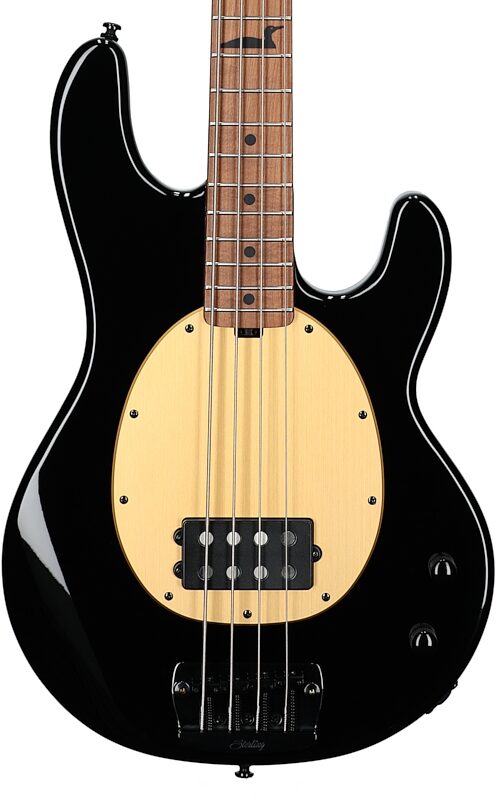 Sterling by Music Man Pete Wentz Signature StingRay Electric Bass, Black, Body Straight Front