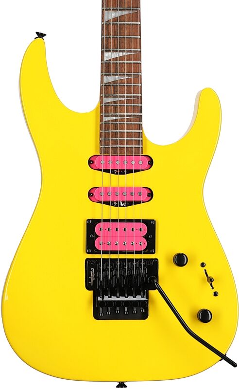 Jackson X Series Dinky DK3XR HSS Electric Guitar, Caution Yellow, Body Straight Front