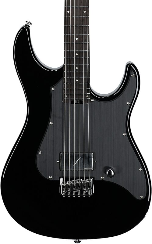 ESP LTD SN-1 Baritone Electric Guitar, Black, Body Straight Front