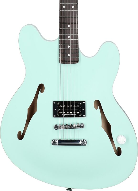 Fender Tom DeLonge Starcaster Electric Guitar, Satin Surf Green, Body Straight Front