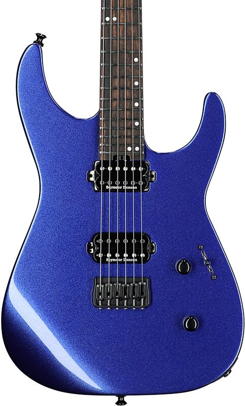 Jackson American Series Virtuoso HT Electric Guitar, (with Case), Mystic Blue, Body Straight Front