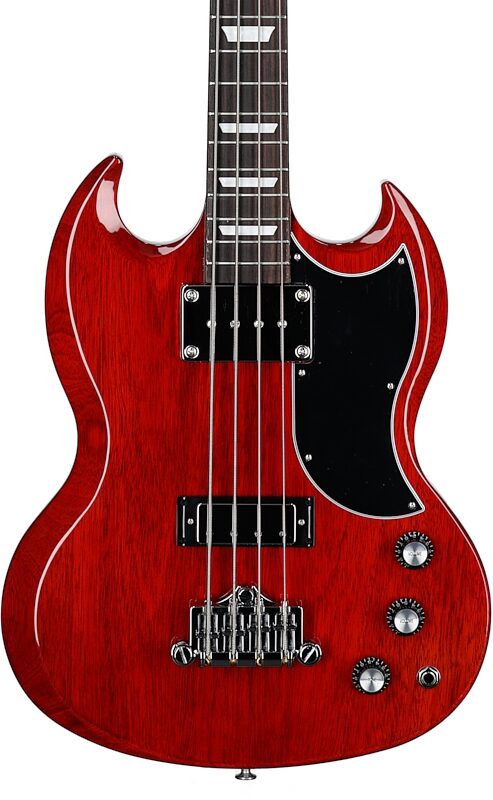 Gibson SG Standard Electric Bass (with Case), Heritage Cherry, Body Straight Front