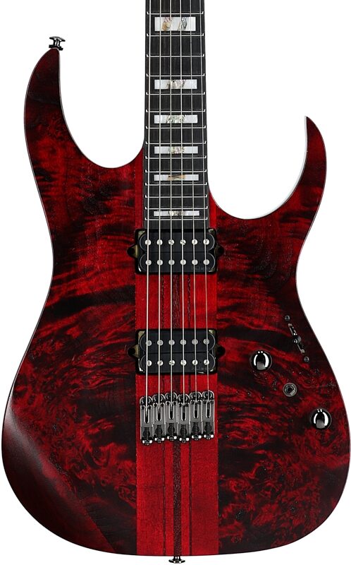 Ibanez RGT1221PB Premium Electric Guitar (with Gig Bag), Stained Wine Red, Scratch and Dent, Body Straight Front