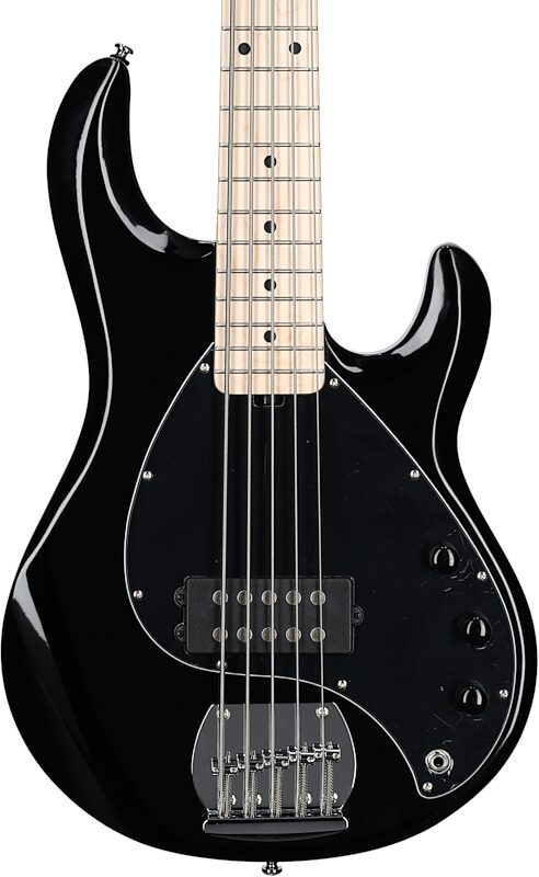 Sterling by Music Man StingRay 5 Electric Bass, 5-String, Black, Blemished, Body Straight Front