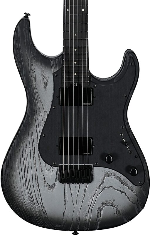 ESP LTD Deluxe SN-1000HT Electric Guitar, Silver Blast, Body Straight Front