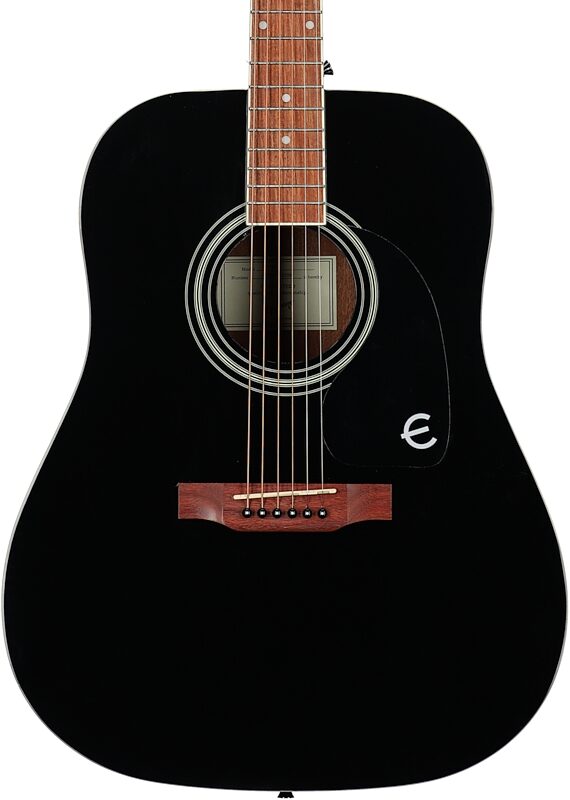 Epiphone Songmaker FT-100 Acoustic Guitar, Ebony, Body Straight Front