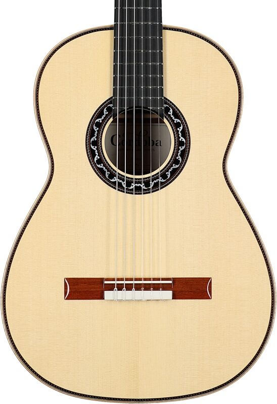Cordoba Esteso SP Classical Acoustic Guitar (with Case), Natural, Body Straight Front