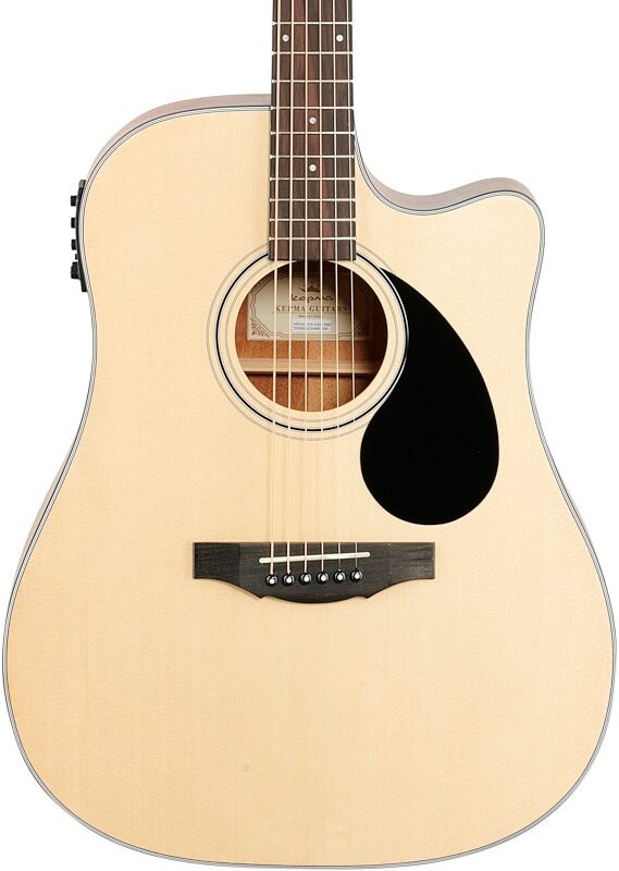 Kepma K3 Series D3-130 Acoustic-Electric Guitar, Natural Matte, with K1 Pickup, Body Straight Front