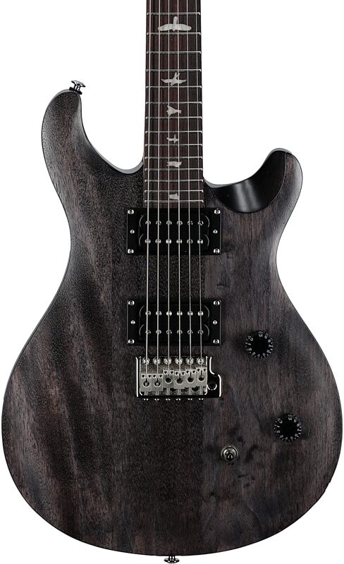 PRS Paul Reed Smith SE CE24 Standard Electric Guitar (with Gig Bag), Satin Charcoal, Body Straight Front