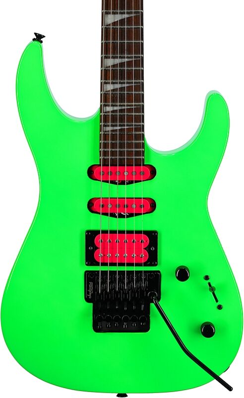 Jackson X Series Dinky DK3XR HSS Electric Guitar, Neon Green, USED, Blemished, Body Straight Front