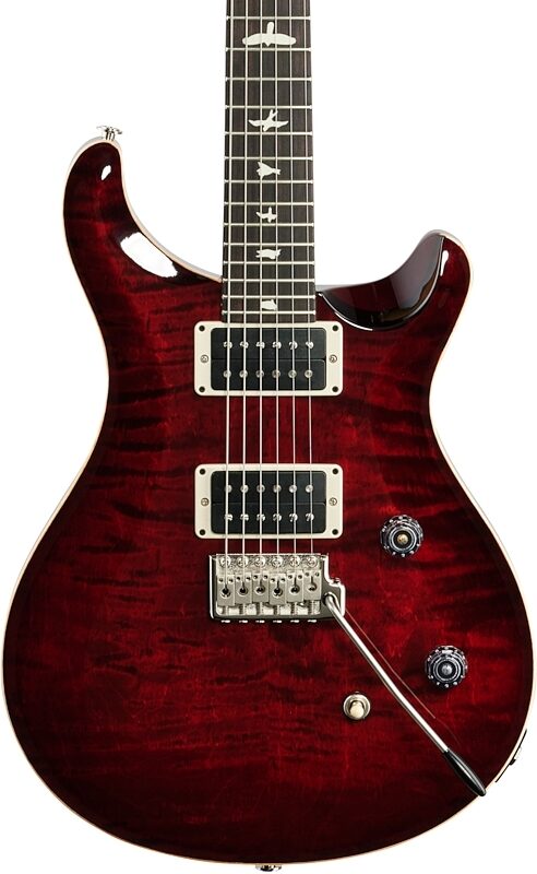 PRS Paul Reed Smith CE24 Electric Guitar (with Gig Bag), Fire Red Burst, Body Straight Front