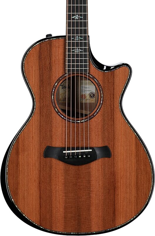 Taylor 912ce Builder's Edition Grand Concert Acoustic-Electric Guitar (with Case), Kona Edgeburst, Body Straight Front