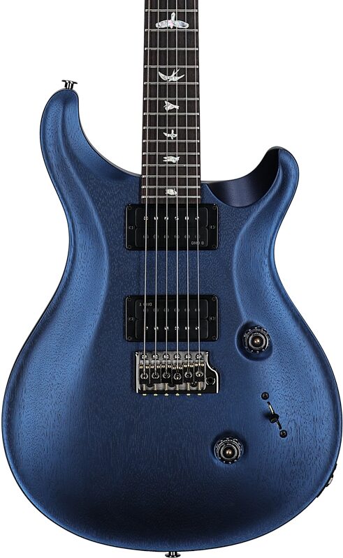 PRS Paul Reed Smith Satin Standard 24 Electric Guitar (with Case), Pearl Black, Body Straight Front