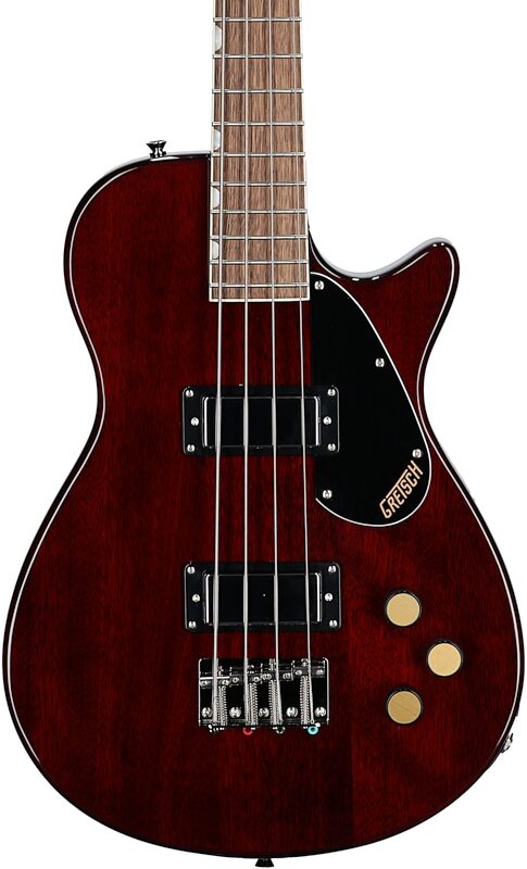 Gretsch Streamliner Jet Club Electric Bass, Walnut Stain, Body Straight Front