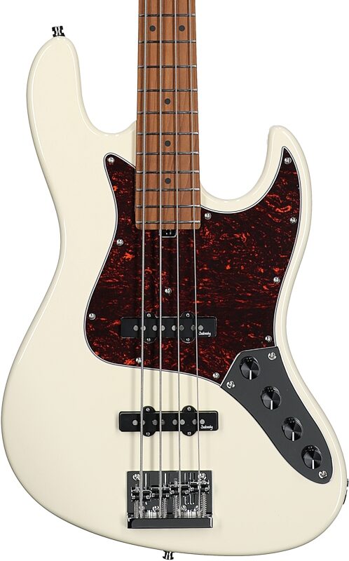 Sadowsky MetroExpress 21-Fret Vintage J/J Electric Bass, Maple Fingerboard, Olympic White, Body Straight Front