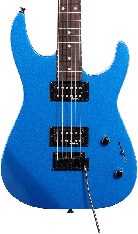 Jackson JS Series Dinky JS11 Electric Guitar, Amaranth Fingerboard, Metallic Blue, Body Straight Front