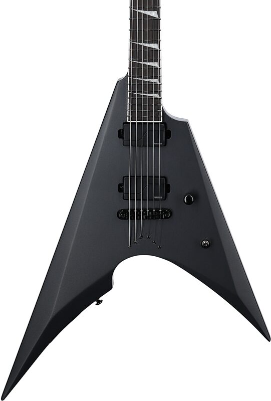 ESP LTD Arrow-1000NT Electric Guitar, Charcoal Metallic Satin, Body Straight Front