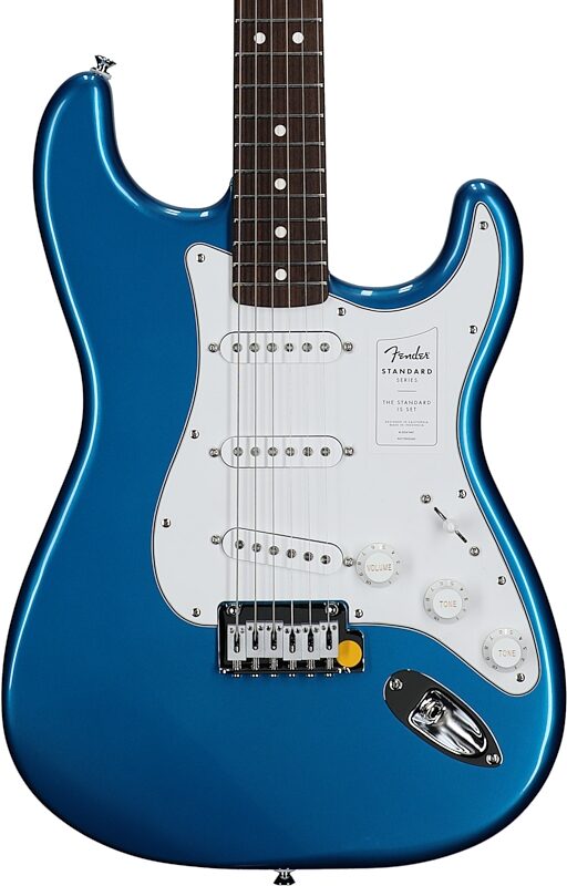 Fender Standard Stratocaster Electric Guitar, Laurel Fingerboard, Aqua Marine Metallic, Body Straight Front