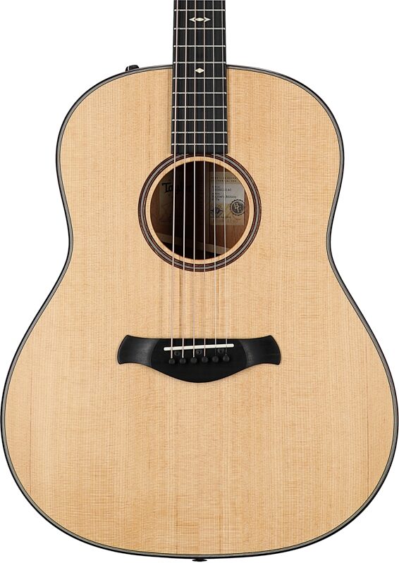 Taylor 517e Grand Pacific Builder's Edition Acoustic-Electric Guitar (with Case), Natural, Body Straight Front