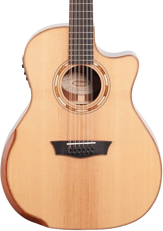Washburn WCG15SCE12-O Deluxe Grand Auditorium Acoustic-Electric Guitar, 12-String, Blemished, Body Straight Front