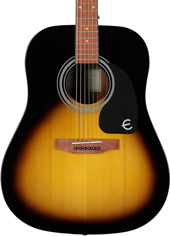 Epiphone PRO-1 Acoustic Guitar, Vintage Sunburst, Body Straight Front