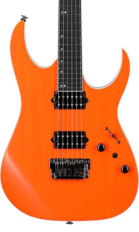 Ibanez RGR5221 Prestige Electric Guitar (with Case), Transparent Fluorescent Orange, Body Straight Front