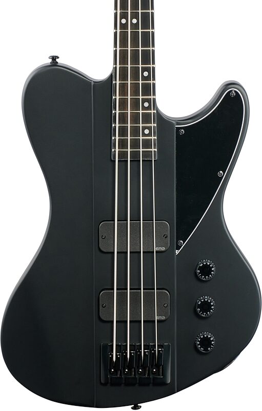 Schecter Ultra Electric Bass, Satin Black, Body Straight Front