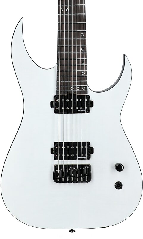 Schecter Keith Merrow KM7 MKIII Legacy Electric Guitar, 7-String, Tri-White Satin, Body Straight Front