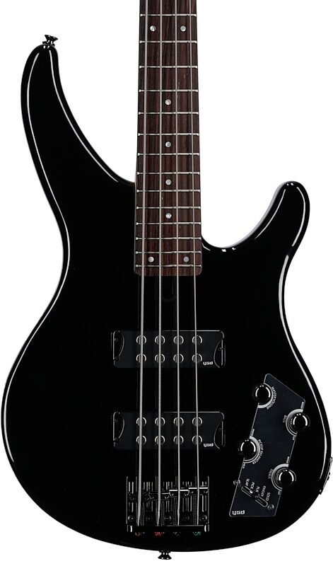 Yamaha TRBX304 Electric Bass, Black, Body Straight Front