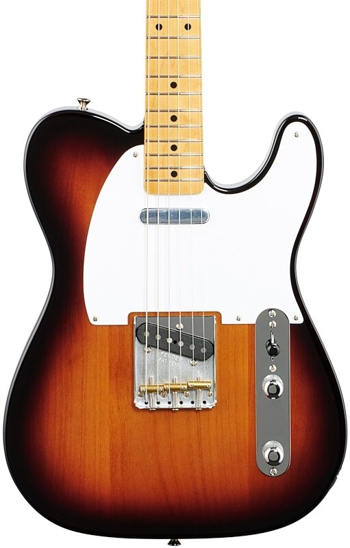 Fender Vintera '50s Telecaster Electric Guitar, Maple Fingerboard (with Gig Bag), 2-Color Sunburst, Body Straight Front