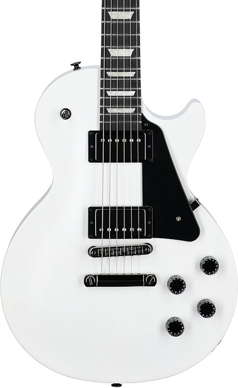 Gibson Les Paul Modern Studio Electric Guitar (with Soft Case), Worn White, Body Straight Front