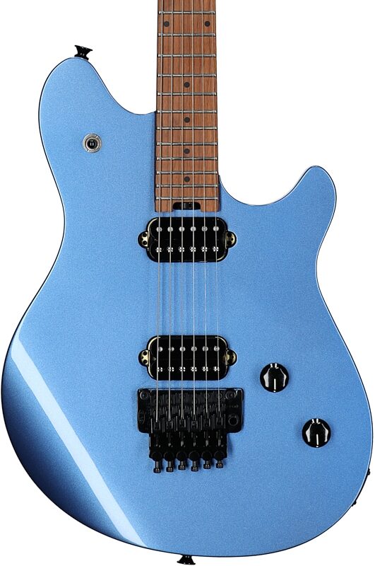 EVH Eddie Van Halen Wolfgang WG Standard Electric Guitar, Pelham Blue, Body Straight Front