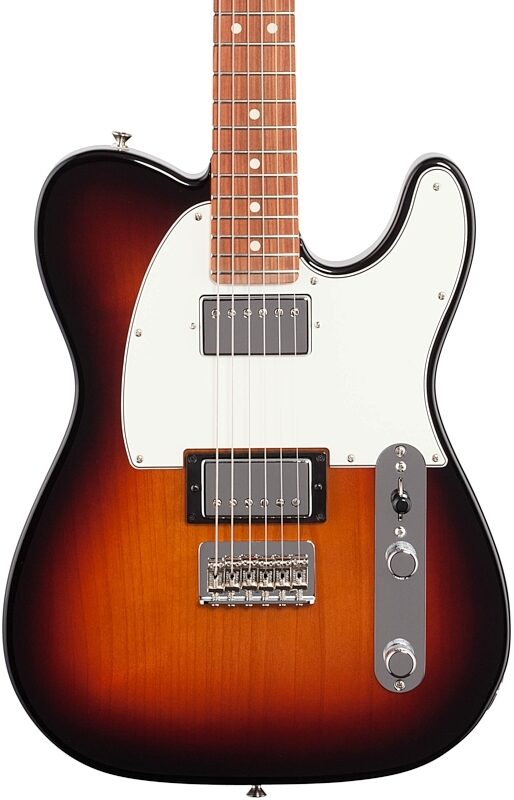 Fender Player Telecaster HH Pau Ferro Electric Guitar, 3-Color Sunburst, Body Straight Front