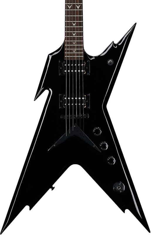 Dean Razorback X Electric Guitar, Classic Black, Blemished, Body Straight Front