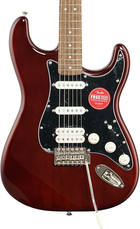 Squier Classic Vibe '70s Stratocaster HSS Electric Guitar, Indian Laurel Fingerboard, Laurel Walnut, Body Straight Front