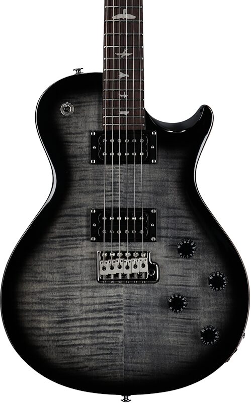 PRS Paul Reed Smith SE Tremonti Signature Carved Top Electric Guitar (with Gig Bag), Charcoal Burst, Body Straight Front