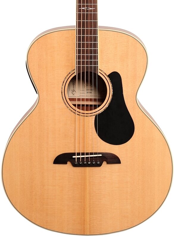 Alvarez ABT60E Baritone Acoustic-Electric Guitar, Natural, Body Straight Front