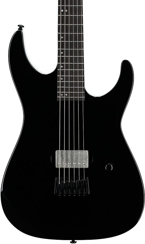 ESP LTD M-201 Baritone HT Electric Guitar, Black, Body Straight Front