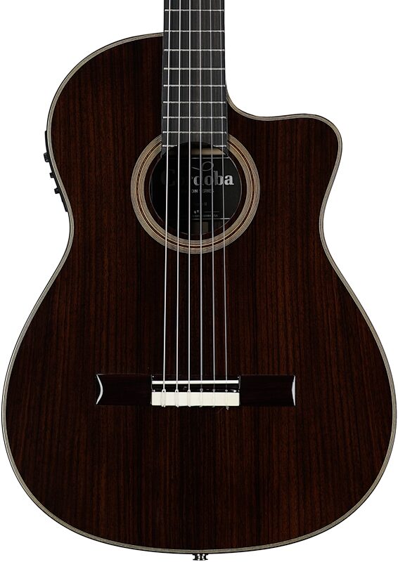 Cordoba Fusion 12 Rose II Classical Acoustic-Electric Guitar, Blemished, Body Straight Front