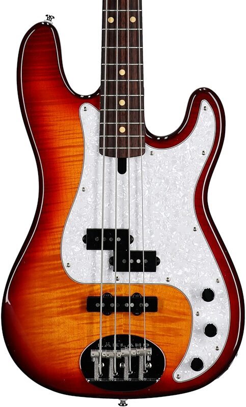 Lakland Skyline 44-64 Custom PJ Deluxe Electric Bass, Honey Burst, Body Straight Front
