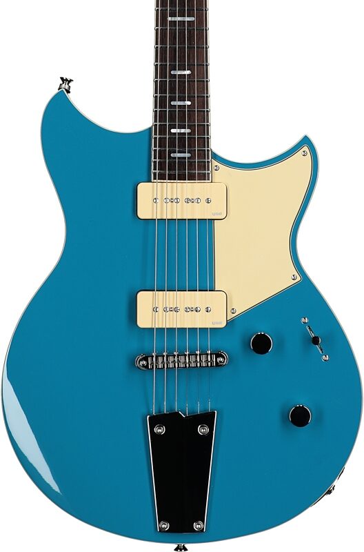 Yamaha Revstar Standard RSS02T Electric Guitar (with Gig Bag), Swift Blue, Body Straight Front