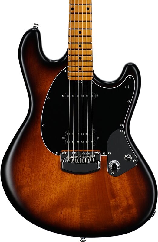 Ernie Ball Music Man Dustin Kensrue StingRay Electric Guitar, Deep Satin Burst, Body Straight Front