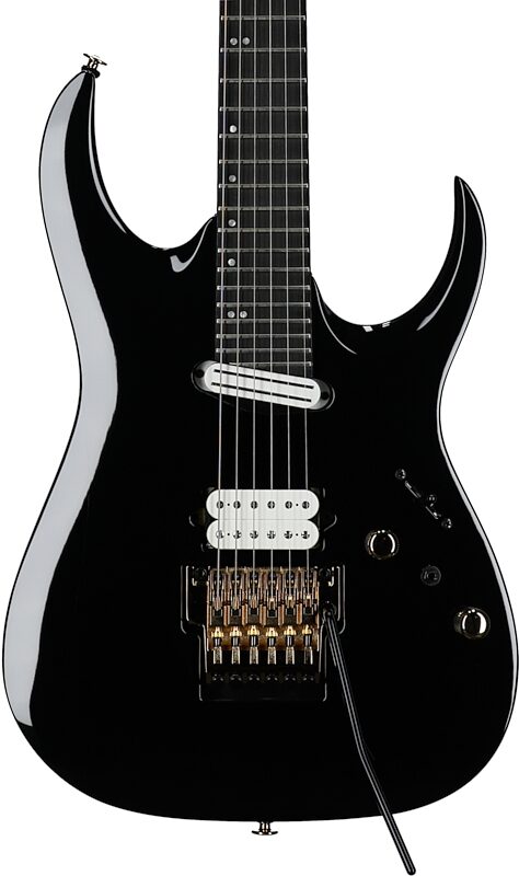 Ibanez RGA622XH Prestige Electric Guitar (with Case), Black, Body Straight Front