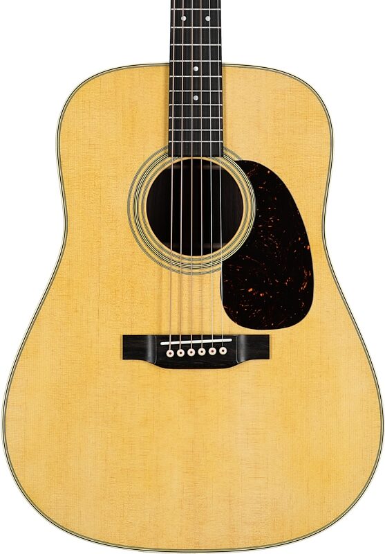 Martin D-28 Satin Acoustic Guitar (with Case), Natural, Serial #2832663, Blemished, Body Straight Front