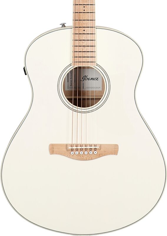 Ibanez AAM370E Advanced Acoustic-Electric Guitar, Antique White, Body Straight Front