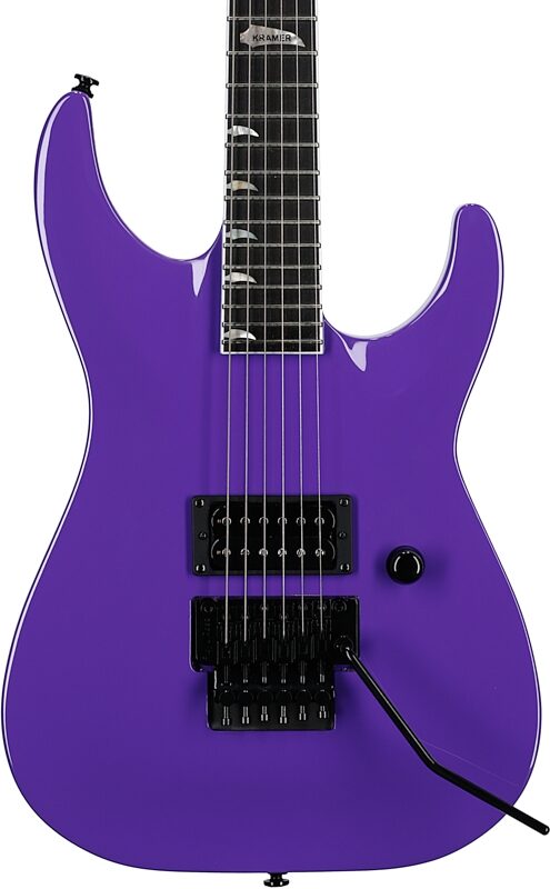 Kramer SM-1H Floyd Rose Electric Guitar, Shockwave Purple, Blemished, Body Straight Front