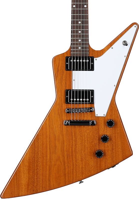 Gibson Explorer Electric Guitar (with Case), Antique Natural, Body Straight Front