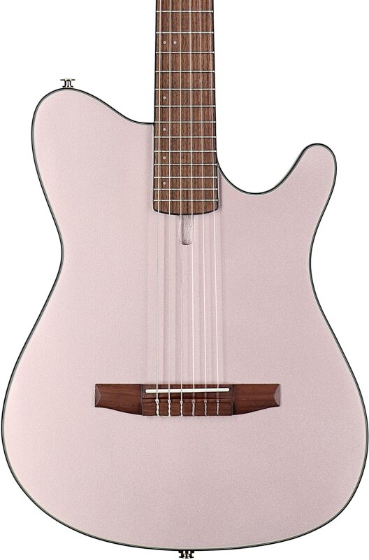 Ibanez FRH10N Classical Acoustic-Electric Guitar, Rose Gold Metallic, Body Straight Front