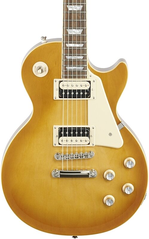 Epiphone Les Paul Classic Electric Guitar, Honey Burst, Body Straight Front